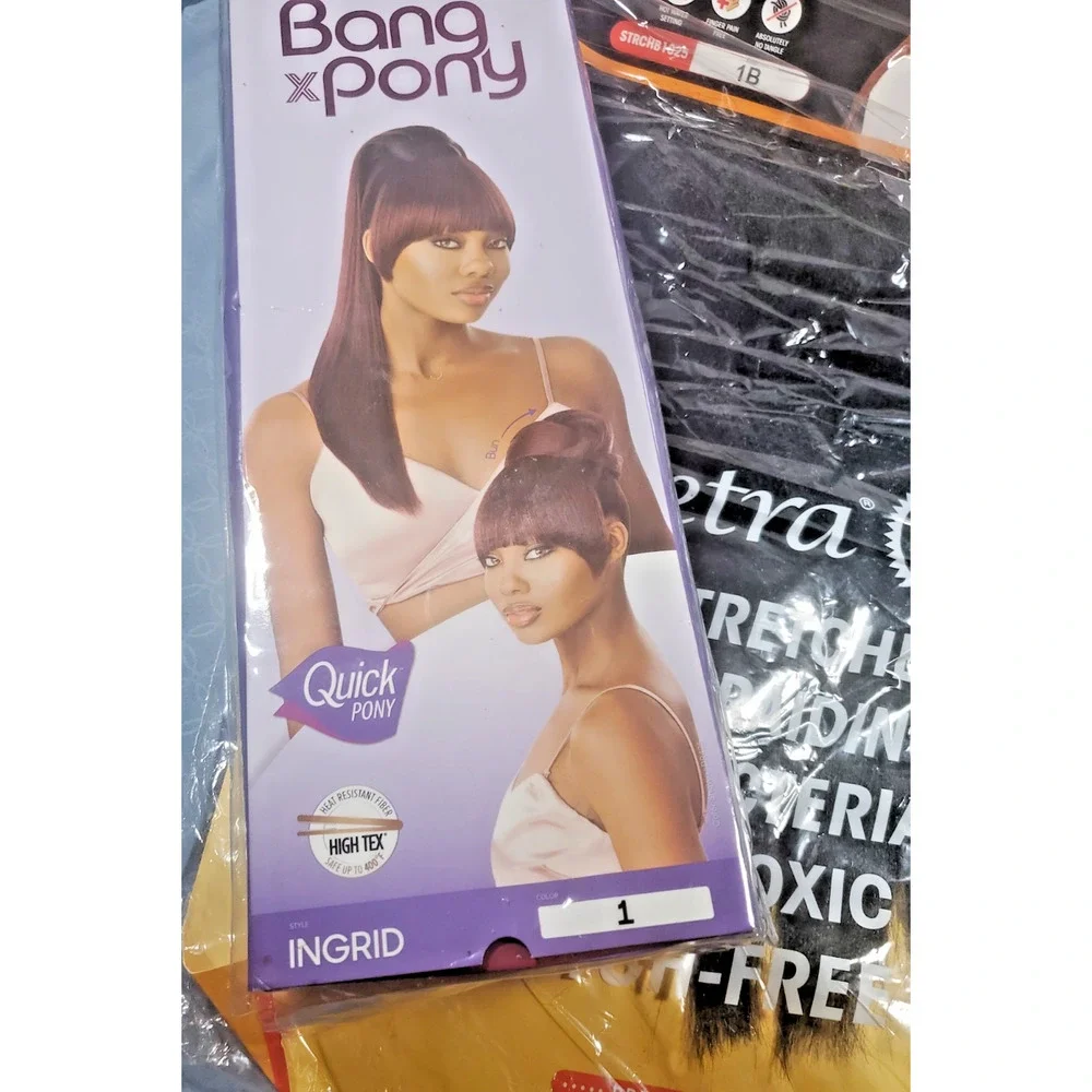 Amore Mio Spetra Stretch Braid Pre-Stretched Braiding Hair Color NEW Lot 2